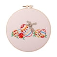 thumbnail image 2 of Kit de iniciación para bordar conejos para adultos. Manualidades de Pascua. Costura a mano. Punto de cruz. Estilo D, 2 of 9
