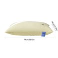thumbnail image 3 of Almohada estándar, suave relleno de poliéster para dormir de lado, boca arriba o boca abajo. Ofrece soporte y transpirabilidad para aliviar el dolor de cuello, 45 x 74 cm, color amarillo., 3 of 7