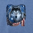 thumbnail image 6 of Wild Bobby American Flag Patriotic Wolf Dreaming Men Tee, 6 of 6