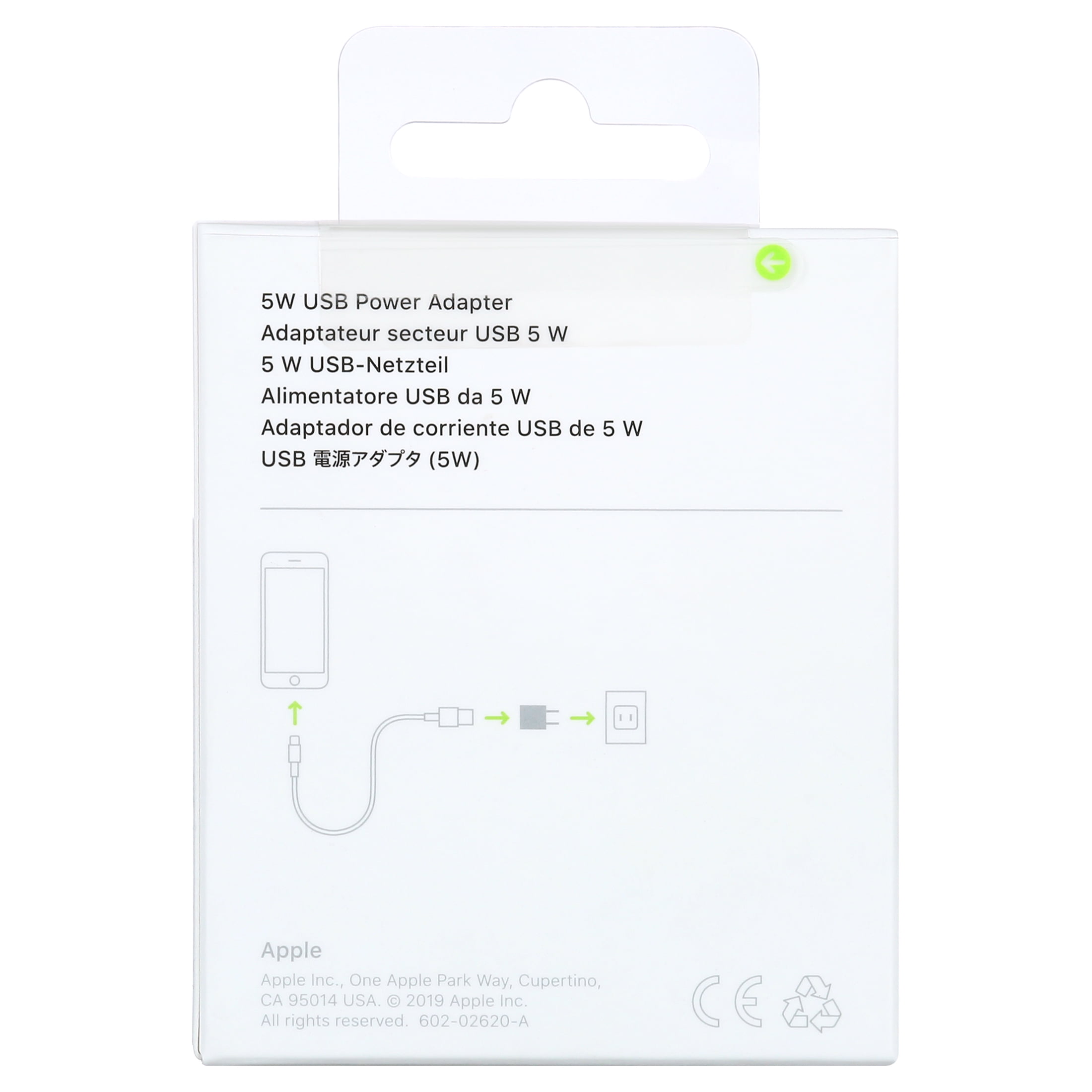 I mængde Banyan Spis aftensmad Apple USB Power Adapter - Walmart.com