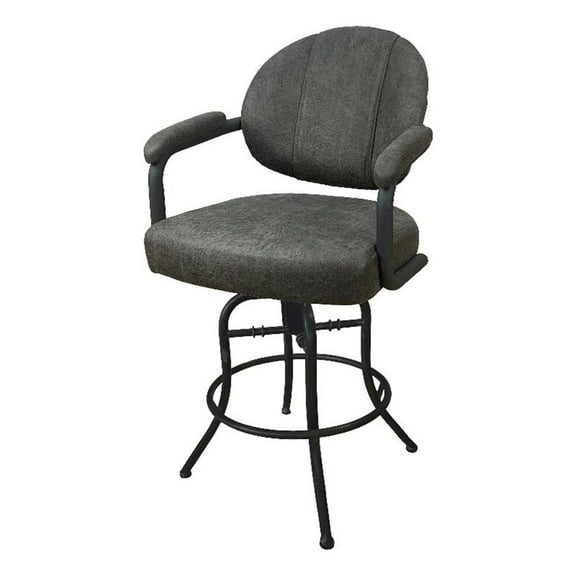 Swivel Tilt Metal Bar Stool 30" - M-70 - Northwest Elk - Grey