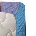 thumbnail image 3 of Ambesonne Vintage Fitted & Top Sheet Set with Shams, Vertical Wooden Planks, Multicolor, 3 of 4