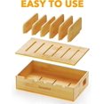 thumbnail image 5 of 2025 Latest Model Bamboo Charging Station for Multiple Devices, Cell Phone, 5 of 5