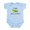 Sky Blue, variant on CafePress - Young Grasshopper Challenge Infant Bodysuit - Baby Light Bodysuit, Size Newborn - 24 Months