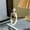 White, variant on Gold Abstract Living Room Decor | Mini Modern Home Accents Plastic Sculpture 5.12 in - Unique Soft Decoration Ornament