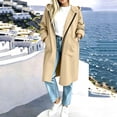 thumbnail image 2 of Womens Jackets Long Length Hooded Long Sleeve Pocket Zip-up Jacket, 2 of 6