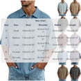thumbnail image 3 of Fanshiluo Men's Drop Shoulder Short Sleeve Polo Shirt, Loose Casual Collared Top,Size:L,Big and Tall Men, 3 of 8