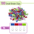 thumbnail image 2 of Mr. Pen- Clips Para Carpetas De Colores 0,75? Paquete De 100 Clips Pequeños Para Carpetas Mini Clips Para Carpetas Clips Pequeños Para Carpetas Clips De 3/4 Pulgadas Suministros De Oficina Clips Para, 2 of 5