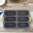 thumbnail image 4 of unbranded De Silicona Negro Flexible Para Hornear Pan Hot Dog Pegajoso No Adherente, 4 of 8
