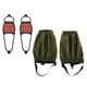 thumbnail image 1 of 2 Pares De Tacos Para Caminar Crampones De Fricción + Calzas Con Tobillo En Las Piernas Bajas ejercito verde, 1 of 9