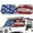 American Flag, variant on Garronmavis USA Flag Windshield Sunshade Car Sun Shade Heat Shield Sunshade for Jeep Wrangler Rubicon Sahara TJ JK JKU 2/4 Doors
