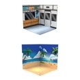 thumbnail image 1 of HILABEE Mini Scale Car Parking Building Diorama Layout Beach Metro, 1 of 9