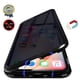 thumbnail image 2 of Fundas de vidrio templado magnético antimirones para iPhone 14, 11, 12, 13 Pro, X, XS, MAX, XR, cubierta de parachoques de Metal de privacidad, SE 2022, 2 of 4