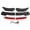 Red, variant on BIMZUC Universal 6 Pieces 59 in / 150cm Front Bumper Lip Separator Double Layer Auto Chin Diffuser Splitter Replacement Kit, Carbon Fiber Pattern Black