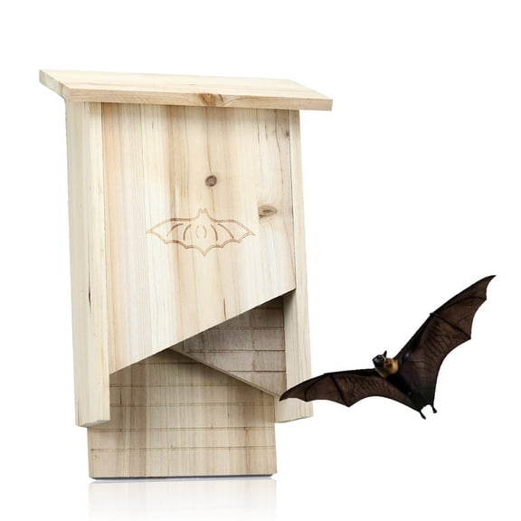 Kabuer Bat House for Outdoor, Keep Mosquito-Free, Attract Bats with Our Proven Design, Wood