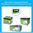 Premier Pet Replacement Carbon Filters for Dog and Cat Fountains, Pack
