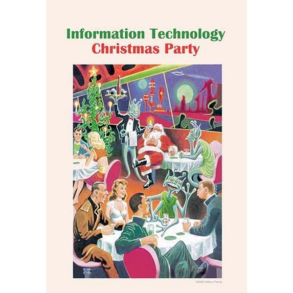 Christmas Party- Fine Art Canvas Print (20" x 30")
