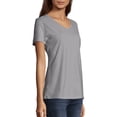 thumbnail image 5 of Hanes Women's Nano-T V-Neck T-Shirt, 5 of 5