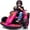 Pink5, variant on Letsgokid 24V Big Kids Electric Go Kart, 400W Fast Drift Kart with 4 Speed Mode, Up to 8.1 MPH, EVA Tires, 5-Point Safety Belt, Music, High/Low Speed, Go Karts for Kids Ages 6-12 Boys Girls