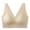 Beige, variant on Seamless Wire Free Bra Woman Daily Comfort Scalloped Bras Shapewear Bralettes Wireless Soft Sleep Underwear (Medium, Black)