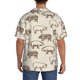 thumbnail image 3 of Fotbe Vintage Farm Pigs Camisa Estampada de Manga Corta para Hombre, Casual de Verano, Estilo Playero, Sin Arrugas-Large, 3 of 5
