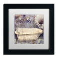 thumbnail image 2 of Trademark Fine Art "Le Bain Paris II" Canvas Art by Color Bakery White Matte, Black Frame, 2 of 4