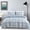 Grey Plaid, variant on SLEEPBELLA Washed Double Layer Muslin 100% Cotton Comforter Set Queen Size, Boho Yellow Patchwork Fluffy Thick Checked Bedding Set, Soft Breathable (1 Comforter, 2 Pillow Shams)