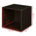 thumbnail image 5 of Niche Cubo Storage Set- 4 Full/4 Half Cubes w/ Foldable Bins- Truffle/White, 5 of 8