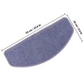 thumbnail image 2 of MERRYHAPY 1Set Grey Stair Step Carpet Non Slip Soft Washable Mat for Indoor Use and Noise Absorption, 2 of 8