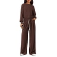 thumbnail image 1 of Conjunto de Lounge PRETTYGARDEN para Mujer 2 Piezas Marrón XXL, 1 of 8