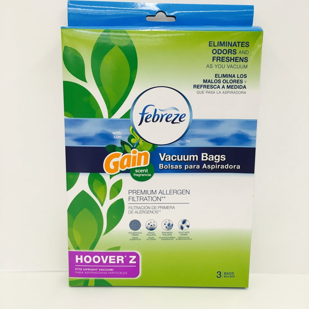 Bissell Febreze Hoover Z Replacement Vacuum Bag, 3Pack with Gain Scent
