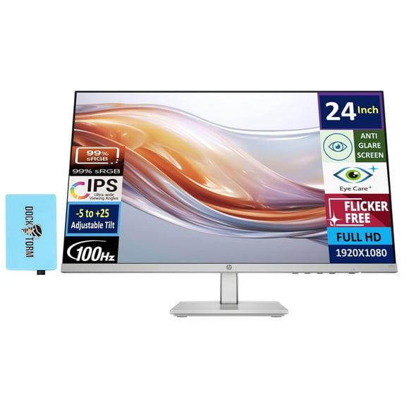 Monitor HP Serie 5 524sh FHD IPS 99% sRGB de 24 pulgadas