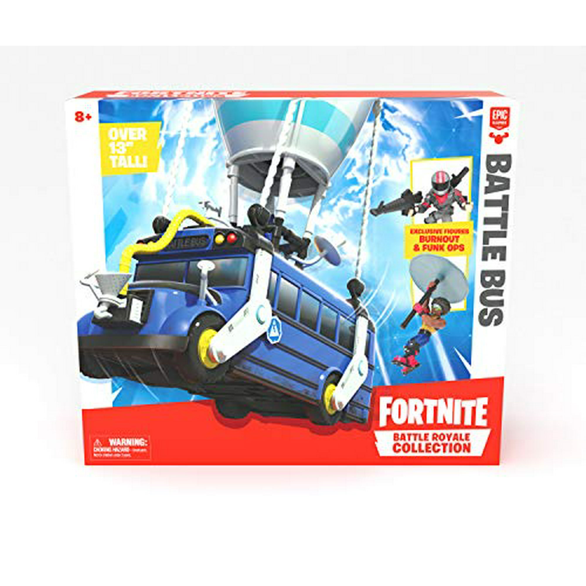 FORTNITE Battle Royale Collection Battle Bus Exclusive Figures: Funk  Ops Burnout