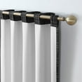 thumbnail image 4 of Sun Zero Crestwood 100% Blackout Woven Plaid Thermal Back Tab Curtain Panel, 40"x96", Black, 4 of 9