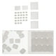 thumbnail image 3 of EeaseMX 25 piezas de placas de pintura sencillas, útiles paletas de arte, bandejas de pigmento de acuarela para arte DIY, 3 of 7