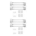 thumbnail image 3 of Youkk Barre de Rangement d'Angle pour Douche de VR Barre de Rangement d'Angle Coin de Douche de VR Coin de Douche Rangement d'Angle 2 Ensembles 2 Ensembles, 3 of 6