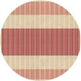 thumbnail image 1 of Ahgly Company Indoor Round Patterned Shocking Orange Area Rugs, 7' Round, 1 of 6