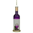 thumbnail image 2 of 7" Tuscan Winery Green Transparent Wine Bottle Glass Christmas Ornament, 2 of 3