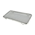 thumbnail image 3 of S SERENABLE Japanese Barbecue Net Stainless Steel Mesh Easy to Clean Rectangle Barbecue Grill Mesh Rack for Camping Draining Food Cooling 16cmx8cmx1.5cm, 3 of 9