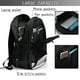 thumbnail image 4 of Fotbe Black White Fluid Sculpture Mochila con Estampado y Puerto USB para Hombre y Mujer, Mochila Antirrobo, Mochila de Viaje, Mochila Escolar, Mochila Universitaria, 4 of 7
