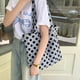 thumbnail image 5 of JennyShop Casual Polka Dot Bolsa De Canvas De Gran Capacidad Bolsa De Mujeres Versátil Bolsa De Hombro De Corduroy Mori Bolsa De Comutador Tote, 5 of 8