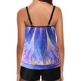 thumbnail image 3 of Striped Control For Women Tummy Swimsuits With Boyshorts Bathing Two Suits Top Swimsuit Women Tummy Control, 3 of 9