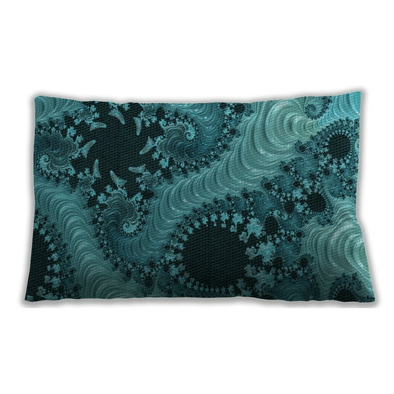 Ahgly Company Indoor Rectangular Contemporary Lumbar Throw Pillow, 13 inch by 19 inch