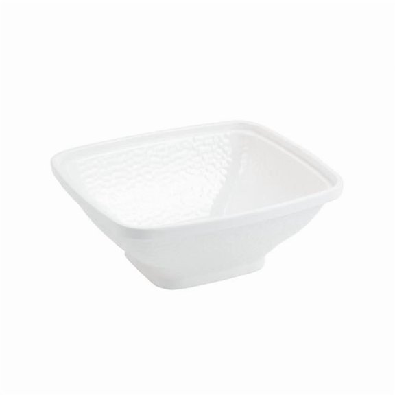 Bon Chef 53304IVORY 10.25 x 9 x 4 in. Dynasty Square Bowl, Ivory