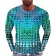 thumbnail image 1 of Playeras Para Hombre De Gran Tamaño, Camiseta De Manga Larga Con Cuello Redondo Y Edición Damage De Color Liso Para Hombre, Camiseta Informal Holgada Y Cómoda De Negocios A La Moda, 1 of 4