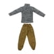thumbnail image 3 of Suéter de cuello alto y pantalones cargo para hombre de 12 pulgadas (escala 1:6) Gris, 3 of 9