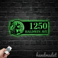 thumbnail image 5 of Handmadetneonsign Squirrel House Number Metal Wall Art LED Light - Personalized Sign Home Decor 59989, 5 of 5