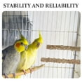 thumbnail image 3 of PBPBOX 4PCS Parrot Bird Perch Wooden Exercise Aid for Cockatiels Conures in Bird Cage Setup, 3 of 8