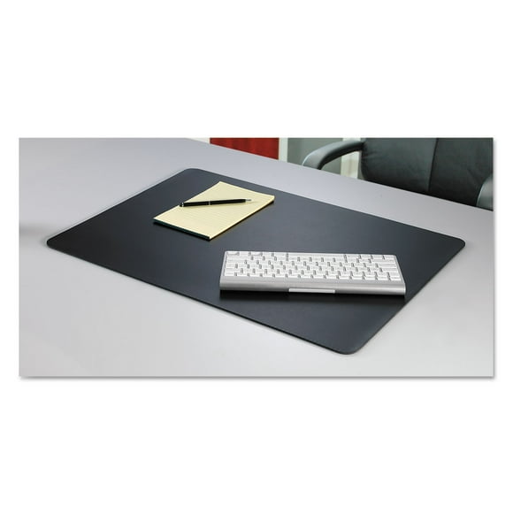Artistic Rhinolin II Desk Pad with Antimicrobial Protection 17 x 12 Black