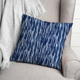 thumbnail image 3 of Creative Products Indigo Reeds 18 x 18 Spun Poly Pillow, 3 of 3